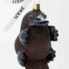 Boule en verre soufflé chocolat/noir