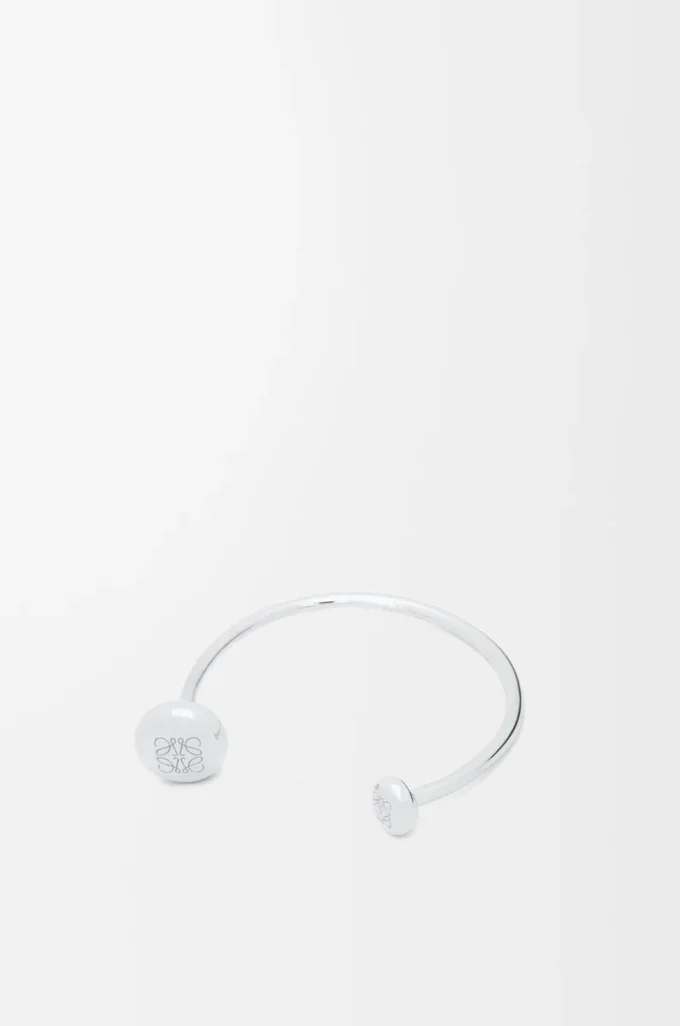 Bracelet Anagram Pebble en argent sterling Argent