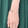 Bracelet Anagram Pebble en argent sterling Argent