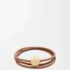 Bracelet Pebble en cuir de veau Warm Desert