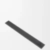 Bracelet slap en cuir de veau noir