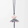 Breloque Party Puzz bleu marine/rose clair