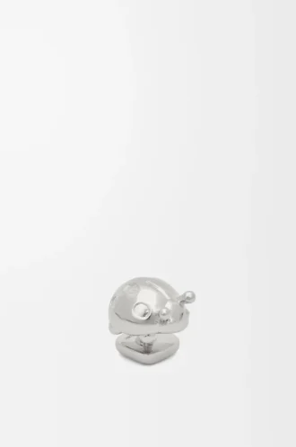 Broche coccinelle en laiton palladium