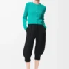 Cardigan en coton turquoise