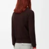 Cardigan en laine Marron/Orange