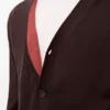 Cardigan en laine Marron/Orange