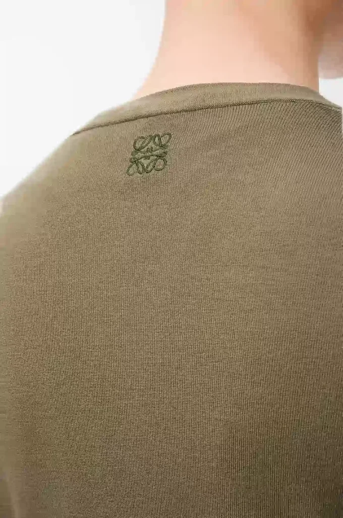 Cardigan en laine vert/vert kaki