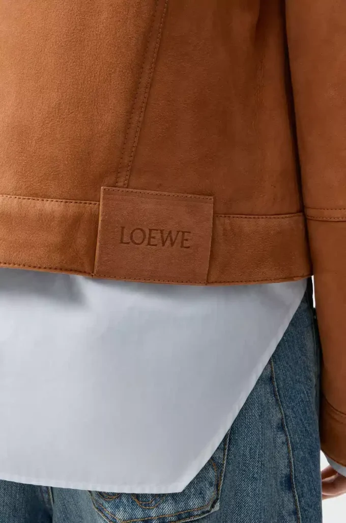 Cardigan en peau lainée couleur caramel Cardigan en peau lainée couleur caramel