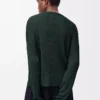Cardigan en viscose vert foncé Cardigan en viscose vert foncé