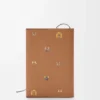 Carnet Chats en cuir de veau Moka