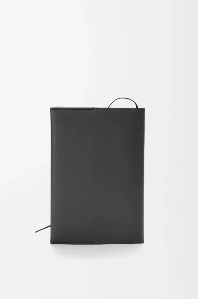 Carnet Futurist Cat en cuir de veau Noir/Multicolore
