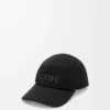 Casquette de camp en coton noir Casquette de camp en coton noir