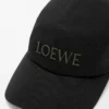 Casquette de camp en coton noir Casquette de camp en coton noir