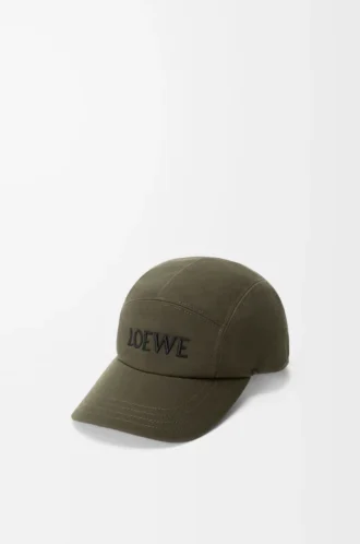 Casquette de camping en coton Kaki foncé