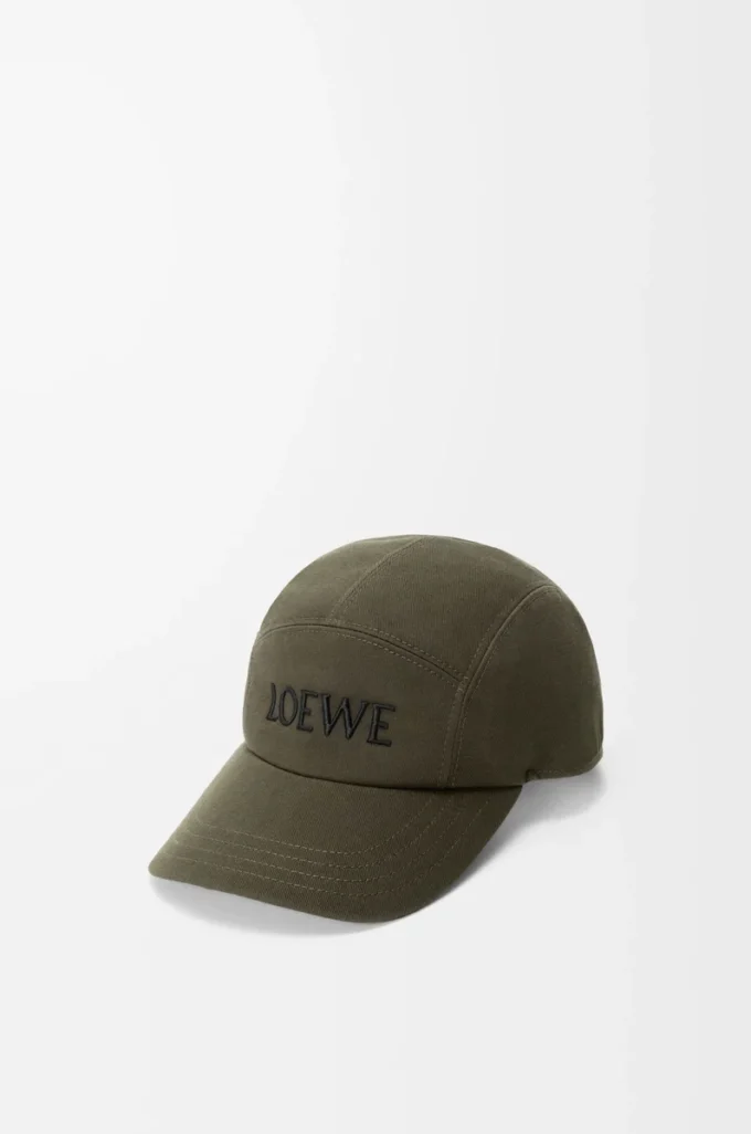 Casquette de camping en coton Kaki foncé