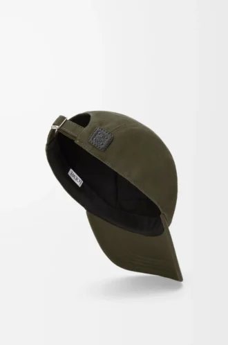 Casquette de camping en coton Kaki foncé