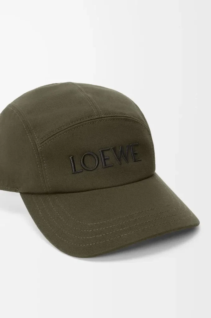 Casquette de camping en coton Kaki foncé