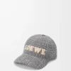 Casquette en laine bleue/blanche