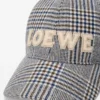 Casquette en laine bleue/blanche