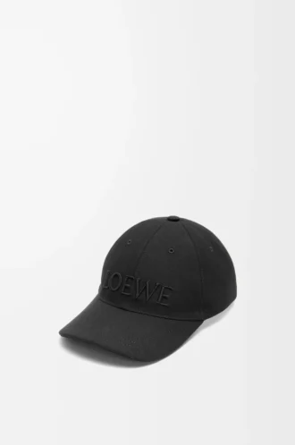 Casquette en toile noire