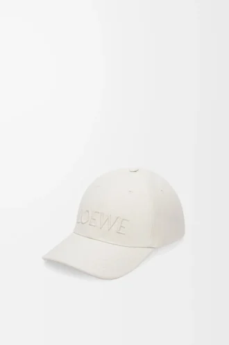 Casquette en toile Soft White