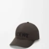 Casquette Futurist Cat en coton marron/noir