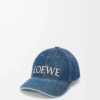 Casquette LOEWE en denim Denim Blue