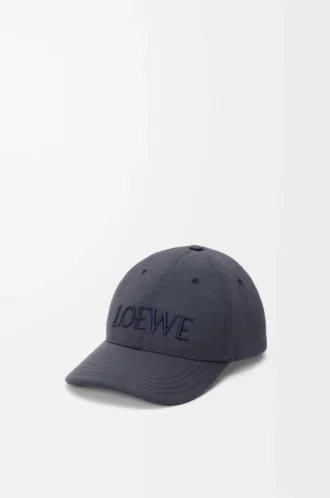 Casquette LOEWE en toile bleu marine
