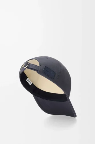 Casquette LOEWE en toile bleu marine