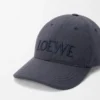 Casquette LOEWE en toile bleu marine