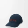 Casquette LOEWE en toile bleu marine foncé