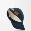 Casquette LOEWE en toile bleu marine foncé
