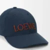 Casquette LOEWE en toile bleu marine foncé