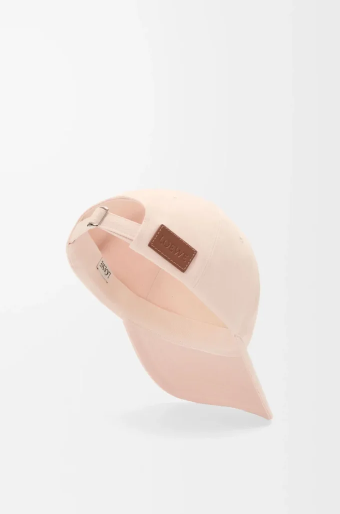 Casquette LOEWE en toile rose pâle Casquette LOEWE en toile rose pâle