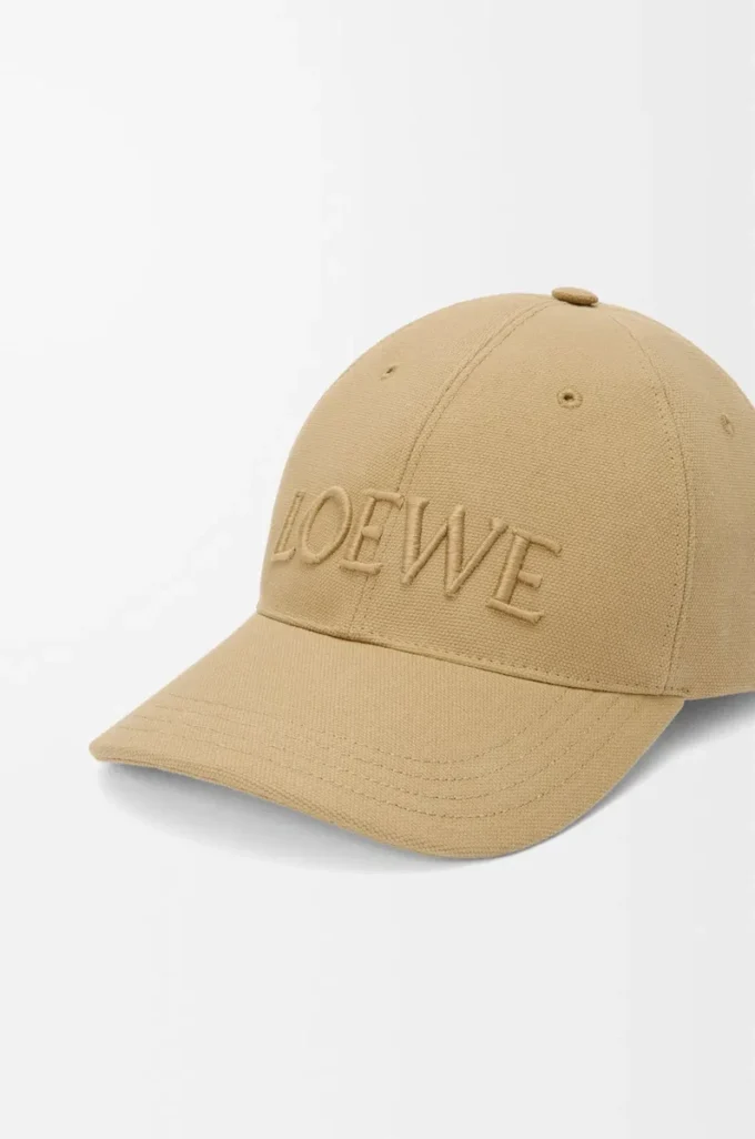 Casquette LOEWE en toile sable