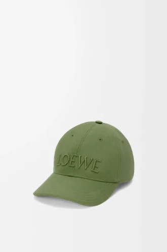 Casquette LOEWE en toile vert sauge