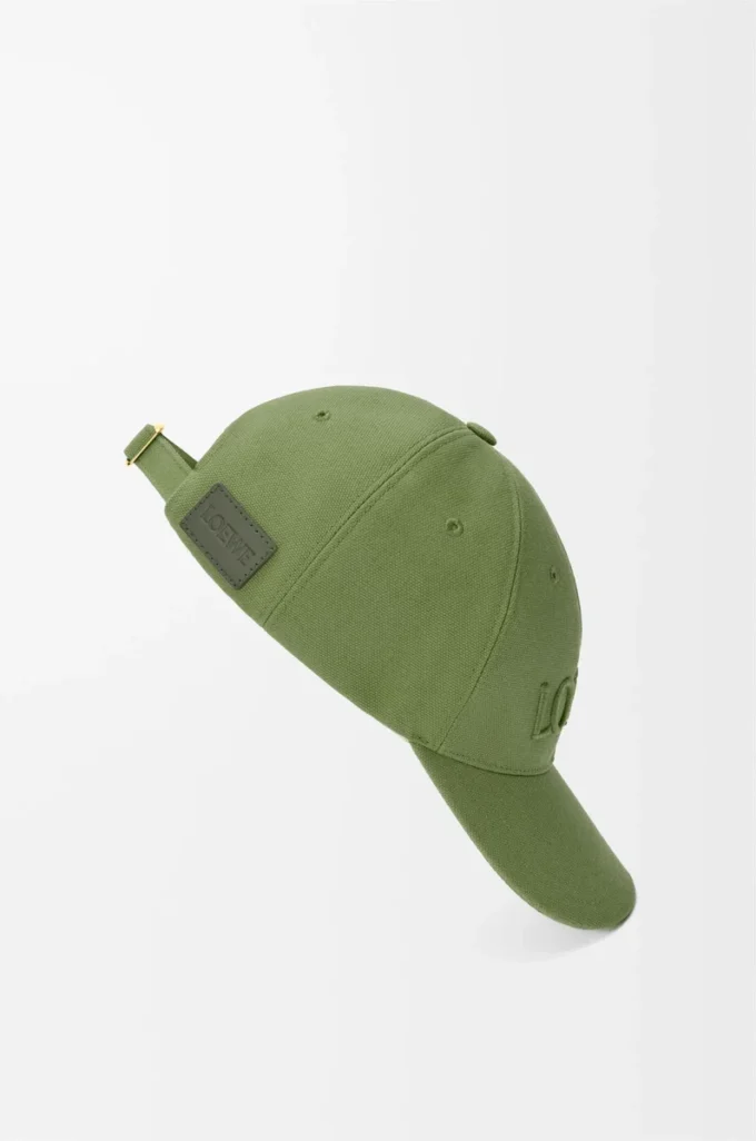 Casquette LOEWE en toile vert sauge