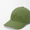 Casquette LOEWE en toile vert sauge