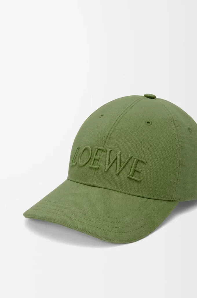 Casquette LOEWE en toile vert sauge