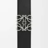 Ceinture réversible Anagram en cuir de veau lisse Black/Tan/Palladium