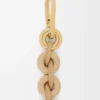Chaîne Donut en cuir de veau Silk Beige