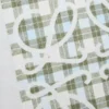 Écharpe Anagram en soie et cachemire Gris clair/Multicolore