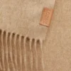 Écharpe en cachemire beige