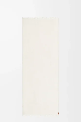 Écharpe en cachemire blanc