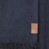 Écharpe en cachemire bleu marine