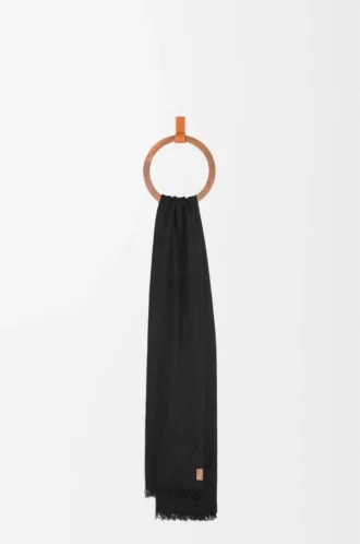 Écharpe en cachemire noir