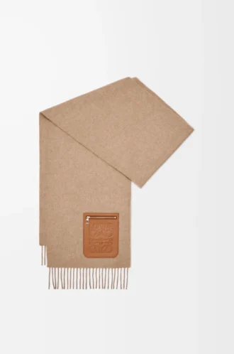 Écharpe en laine et cachemire Beige