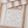Écharpe en laine et cachemire beige clair