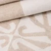Écharpe en laine et cachemire Beige/Écru