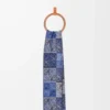 Écharpe en laine et cachemire Bleu